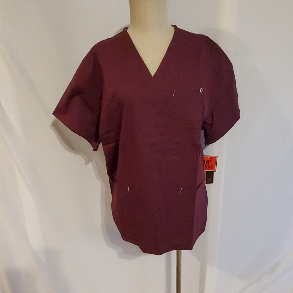 MC² Men's scrub top 8471 Wine